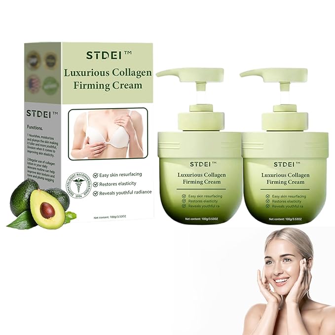 STDEI Luxurious Collagen Firming Cream，Advanced Firming Cream, Skin Tightening, Deep Moisturizing, For All Areas of the Body (2)