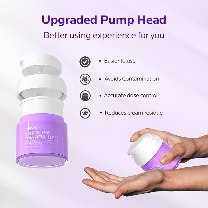 ZealSea Retinol Cream for Face with Collagen - Anti Aging Facial Moisturizer for Women to Tighten and Lift Skin, Firming Night Cream with Vitamin E and Hyaluronic Acid, 1.75 Oz