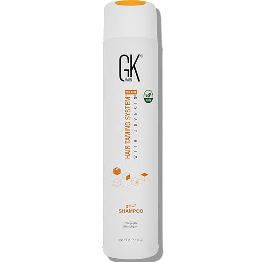 GK HAIR pH+ Pre-Treatment Clarifying Shampoo For Preps Hair Deep Cleansing Removes Impurities -With Aloe Vera Vitamins & Natural Oils All Hair Types Men and Women (Ph Shampoo 10.1 Fl Oz)