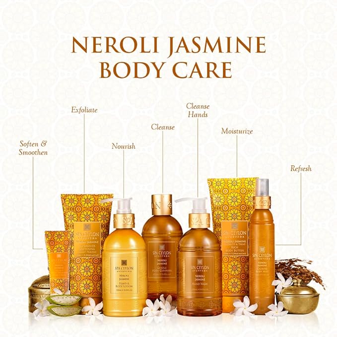 SPA CEYLON Neroli Jasmine No Age Serum Enriched Hand Cream | Daily Hand Care | Moisturizing | Skin Rejuvenation | Aromatic