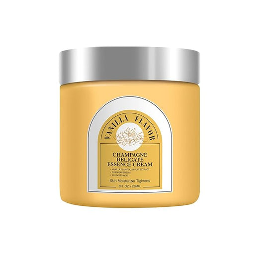 Champagne Lift Body Creme, Anti-Aging Skin Tightening with Lifting Formula, Deep Hydrates Dry Skin Arms & Legs. (Vanilla Flavour)