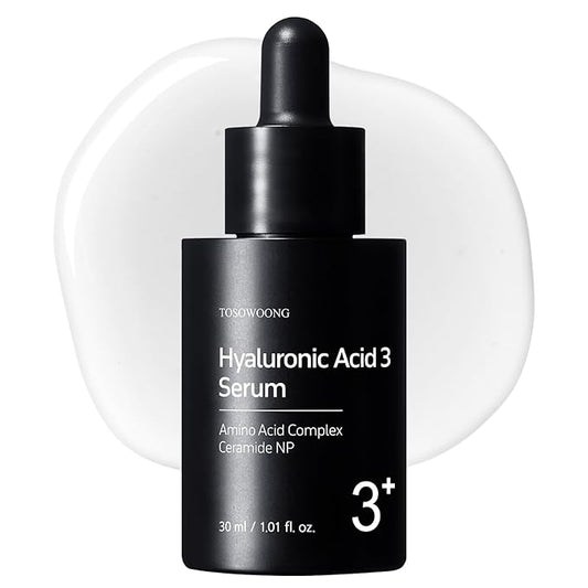 Hyaluronic Acid 3% Serum, 30,030ppm Sodium Hyaluronic Acid, Hydration, Moisture Boosting Facial Serum for Fine Lines & Wrinkles, Plump & Repair Dry Skin, Korean Skin Care, 30ml, 1.01 fl.oz.