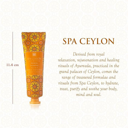 SPA CEYLON Neroli Jasmine No Age Serum Enriched Hand Cream | Daily Hand Care | Moisturizing | Skin Rejuvenation | Aromatic
