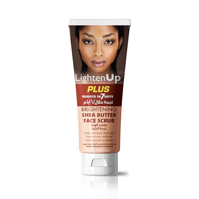 OMIC Lighten-Up Brightening Face Wash - 4 fl oz / 118 ml - Face Scrub Exfoliator, Natural Shower Gel, with Coconut Oil, Papaya, Shea Butter for All Skin Types