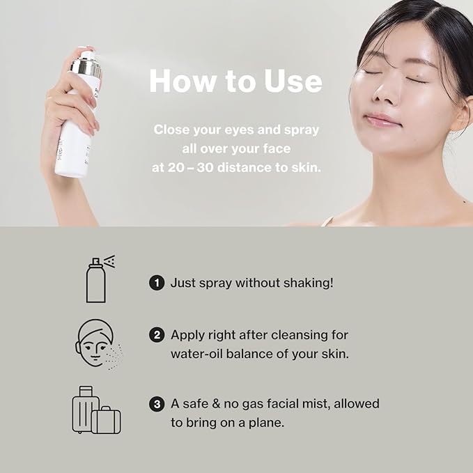 Real After Care Mist 4.05 fl.oz (120 ml) — Milky Micro-Emulsion Korean Face Mist for Sensitive Skin with Niacinamide, Panthenol & Beta-Glucan, Ultra-Fine Spritz for Soothing Hydration