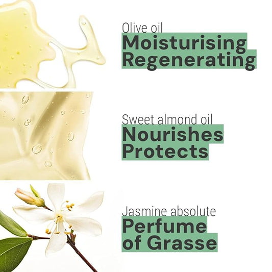 Panier des Sens - Small Hand Cream for Dry Cracked Hands – Rose Geranium Mini Hand Lotion for Dry Skin - With Sweet Almond and Olive Oil - Hand Care 97% Natural Ingredients - Travel Size 1 floz