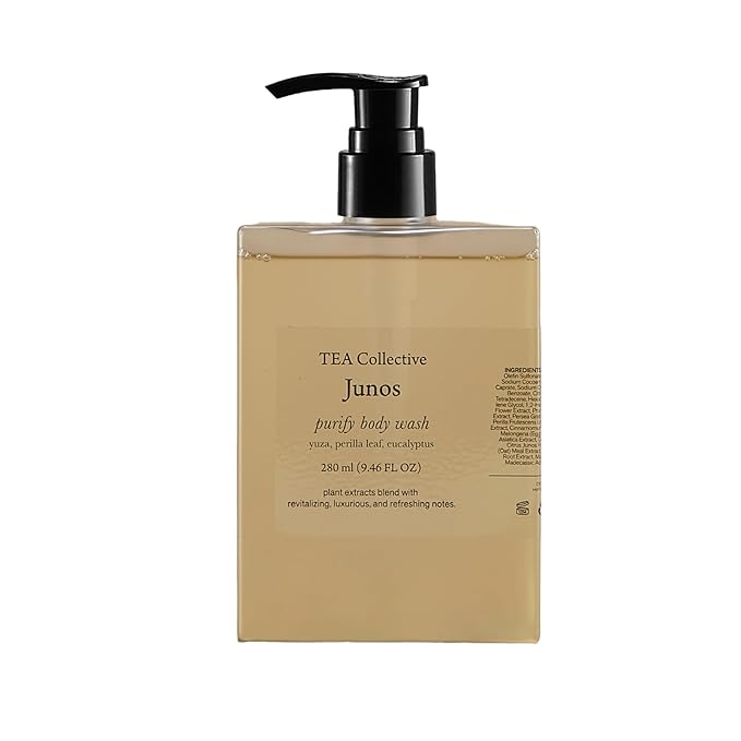 Junos Purify Body Wash | Yuzu, Perilla Leaf, Eucalyptus | 9.46 Fl Oz | Product of Korea