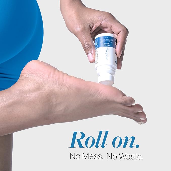 Be Bodywise 20% Urea Foot Cream Roll On 50ml | For Dry, Cracked Heels and Feet | With Lactic Acid, Olive Oil & Vitamin E | Helps Repair and Moisturise Cracked Heels