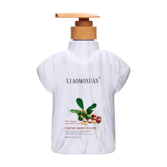 Xiaomoxuan Womens Body Wash Moisturizing Dry Skin Cream - Macadamia Nut-Oil Body Wash Women Smell Good All Day Sensitive Skin Treatment - Hydrating Skin-Care for Mature Women and Men