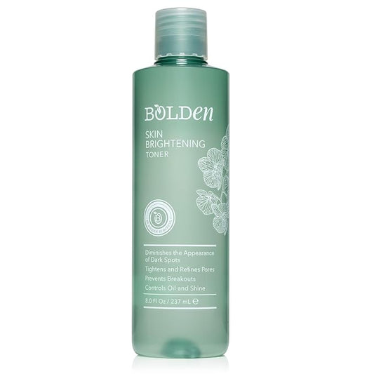 Bolden Skin Brightening Toner for Face - Exfoliating Toner for Oily Skin with AHA Glycolic Acid, Niacinamide & Hyaluronic Acid | Helps Reduce Breakouts, Fade Dark Spots & Refine Pores | 8.0 Fl Oz