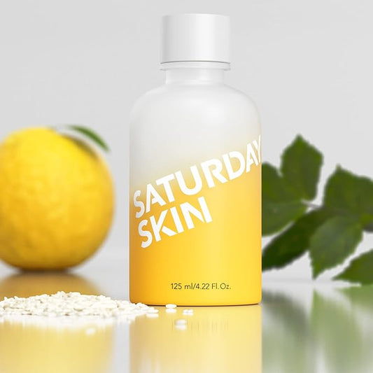 Saturday Skin Yuzu Vitamin C Bright Toner for Dryness Dullness Face Brightening Hydrate Tone Glow Niacinamide Smooth Skin Facial Water Korean Skincare Ideal for All Skin Type
