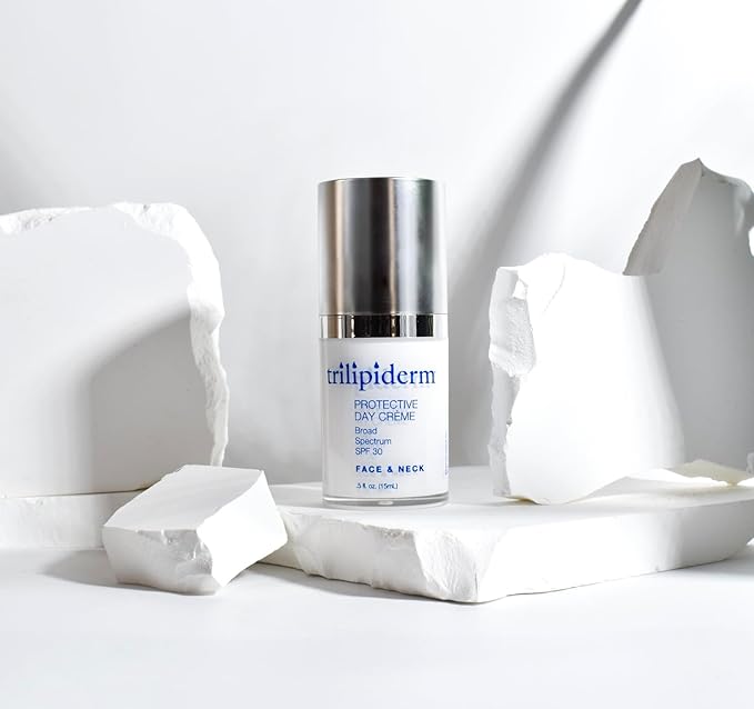 Trilipiderm Rehydration Night Créme .5oz + Protective Day Créme Broad Spectrum SPF 30 .5oz Travel/Trial Size Transformative, moisture-rich crème with hyaluronic acid and Retinol