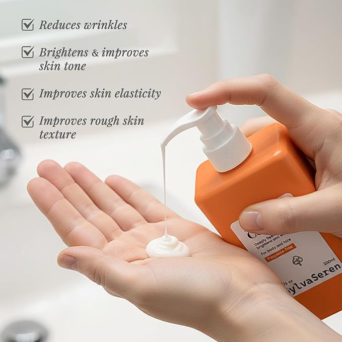 Advanced Retinol Body Lotion Anti-Aging Firming Moisturizer All-Over Body & Face Cream with a Smoothing and Refreshing Texture Enriched with 1% Retinol Hyaluronic Acid for Smoother Skin 6.76 oz