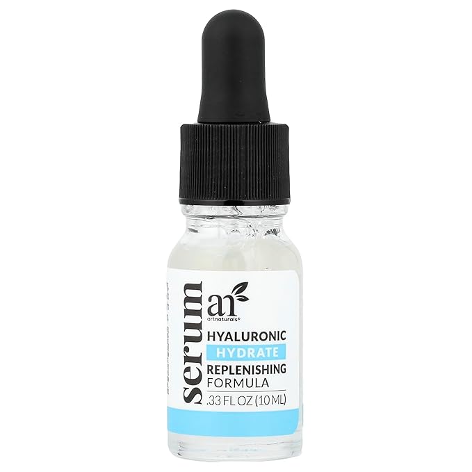 ArtNaturals Hyaluronic Acid Serum - Anti- Aging Facial Serum, Natural Moisturizer w/Vitamin C Serum & Vitamin E - for Skin Care - Reduce Wrinkles & Dark Spots (0.33 Fl Oz (Pack of 1))
