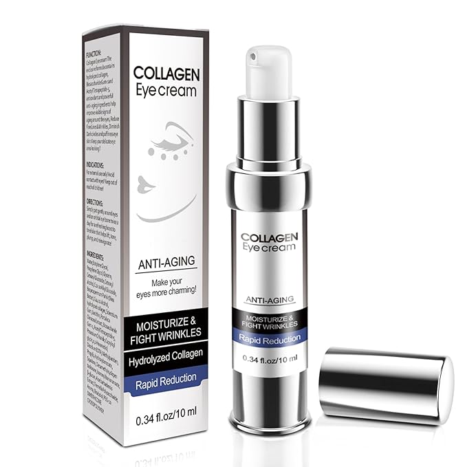 Eye Cream, Collagen Eye Stick,Under Eye Cream Anti Aging, Moisturizing Eye Balm Reduces Wrinkles Fine Lines Dark Circles, Puffiness Bags, Skin Firming, Under and Around Eyes Women Men