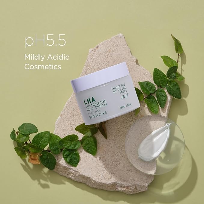 lha Phytoncide Cica Cream 1.69 fl oz/K_beauty,Vegan Cosmetics, Clean Beauty, Ewg All Green Grade/36ml soothing ingredients,pH5.5mildly acidic,adenosine, madecasoside,aha,baha,nature