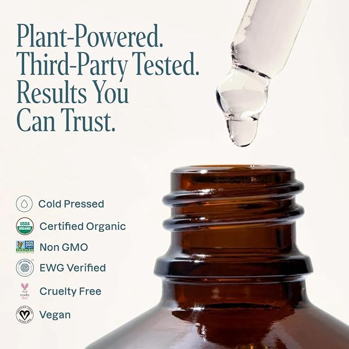 Cliganic Organic Castor Oil, 100% Pure (16oz with Eyelash Kit) - For Eyelashes, Eyebrows, Hair & Skin | Bulk, Natural Cold Pressed Unrefined Hexane-Free | DIY Carrier Oil