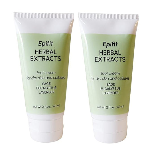 Aromatherapy All Natural Moisturizer Foot Cream with Rosemary Lavender Eucalyptus Sage and Seaweed 2 Ounces 2 pack