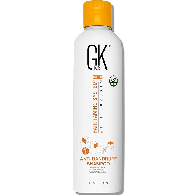 GK HAIR Anti-Dandruff Shampoo Feel the Relief as Itching and Flakes Fade Away, Leaving Your Scalp Refreshed and Hair Soft, Smooth, and Full of Life – Sulfate-Free, 8.5 Fl Oz