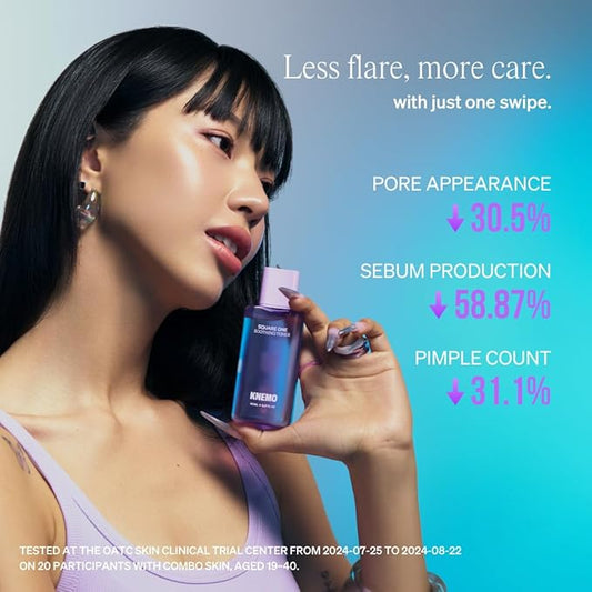 Square One Soothing Toner for Sensitive Skin with Calming CICA, Tea Tree, Anti-Sebum, Antioxidants, AHA, PHA, Niacinamide, Vegan, Cooling, Fragrance-Free | 5.07 fl oz ✦ 150ml