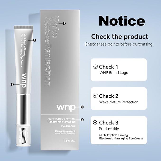 WNP Eye Cream|Wrinkle Eraser EyeCream, Multi-peptide Firming Eye Tightener, Anti-Aging Eye Cream for Puffiness and Bags Under Eyes Cream