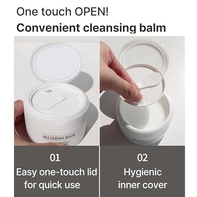 HEIMISH All Clean Balm - Cleansing Balm, Waterproof Makeup Remover, Face Cleanser, Oil Based Cleanser, Korean Skincare with Natural Aroma Oil, Vegan, For All Skin Types, 4.0fl.oz/120ml, 2 Packs