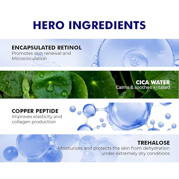 Conscious Chemist® Multi Peptide & 0.2% Retinol Serum | Anti Aging Serum | Boosts Collagen & Reduces Fine Lines, Wrinkles | Probiotics & Cica Water | Fragrance Free, Cruelty Free | 30ml