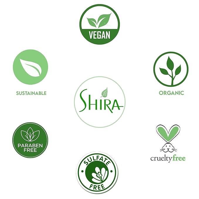 Shir Organic Eucalyptus Cleanser Hydrating Facial Cleanser for Normal to Oily Skin. Antibacterial Acne Cleanser with Eucalyptus (200 ml)