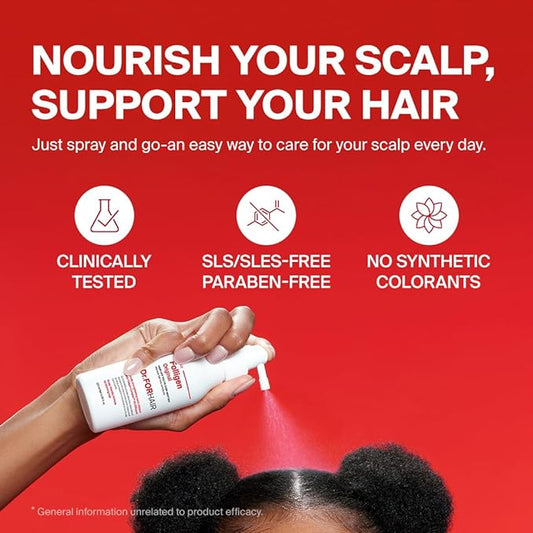 Dr.FORHAIR Folligen Tonic | Scalp Serum for Hair Care | Scalp Care and Nourishment | Revitalizing Tonic for Healthy Scalp & Hair Thickening, 4.06 fl oz