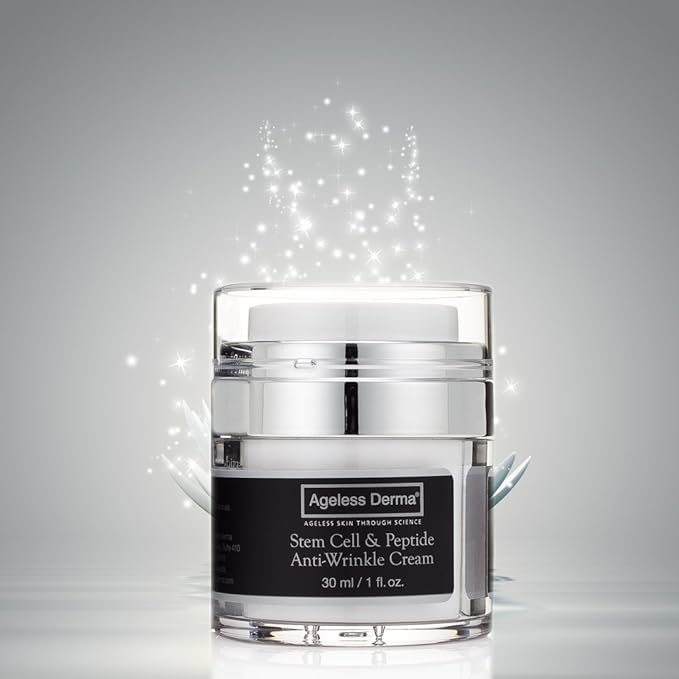 Stem Cell and Peptide Facial Anti Wrinkle Cream By Dr. Mostamand. This Anti Aging Face Moisturizer Restores Youthful Glow to Your Skin