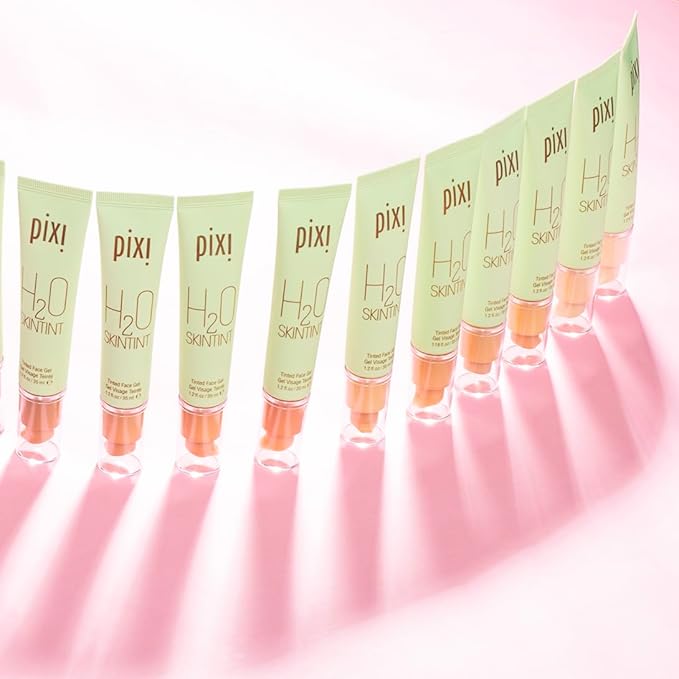 Pixi H2O SkinTint | Tinted Gel Moisturizer | Lightweight, Hydrating & Water-Resistant | Evens Tone & Reduces Redness | Cream | 1.2 fl oz/35 ml