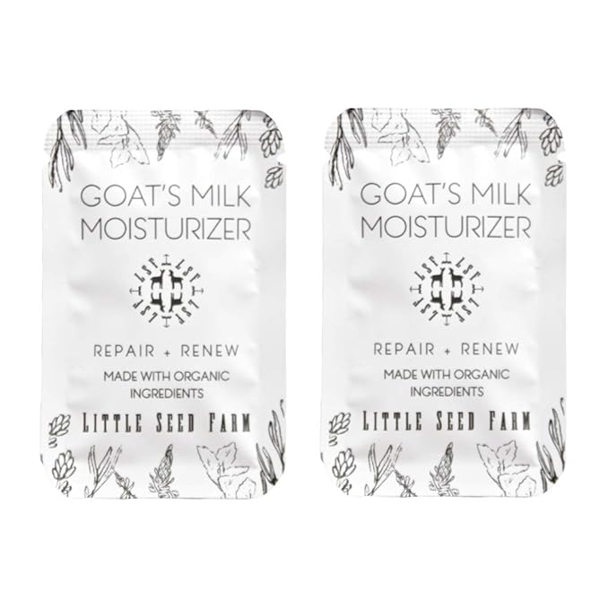 Little Seed Farm Goat's Milk Face Moisturizer - All Natural, Organic Moisturizer Face Cream - Travel Size