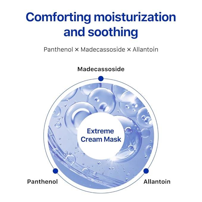 Real Barrier | Extreme Cream Face Sheet Mask | Skin Barrier Repair | Face Masks Skincare | Moisturizing & Hydrating for Dry and Sensitive Facial Types | Facial Moisturizer | Korean Mask | 10 Sheets