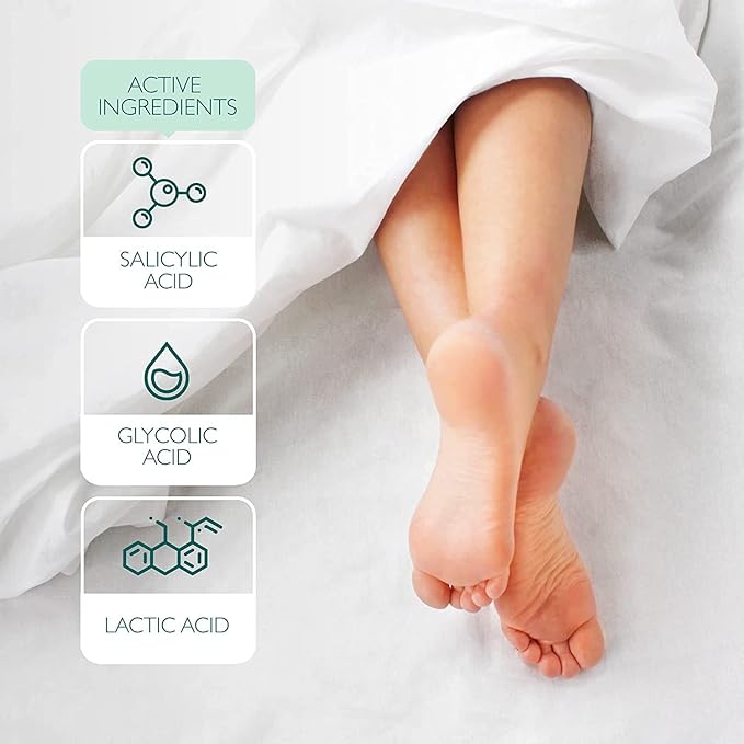 Patchology PoshPeel Pedi Cure - Foot Peel Mask Soak Treatment, Feet Peeling Mask, Pedicure Booties with Deep Exfoliation for Baby-soft Skin, Pedicure Supplies for Foot Care, 1 Pair