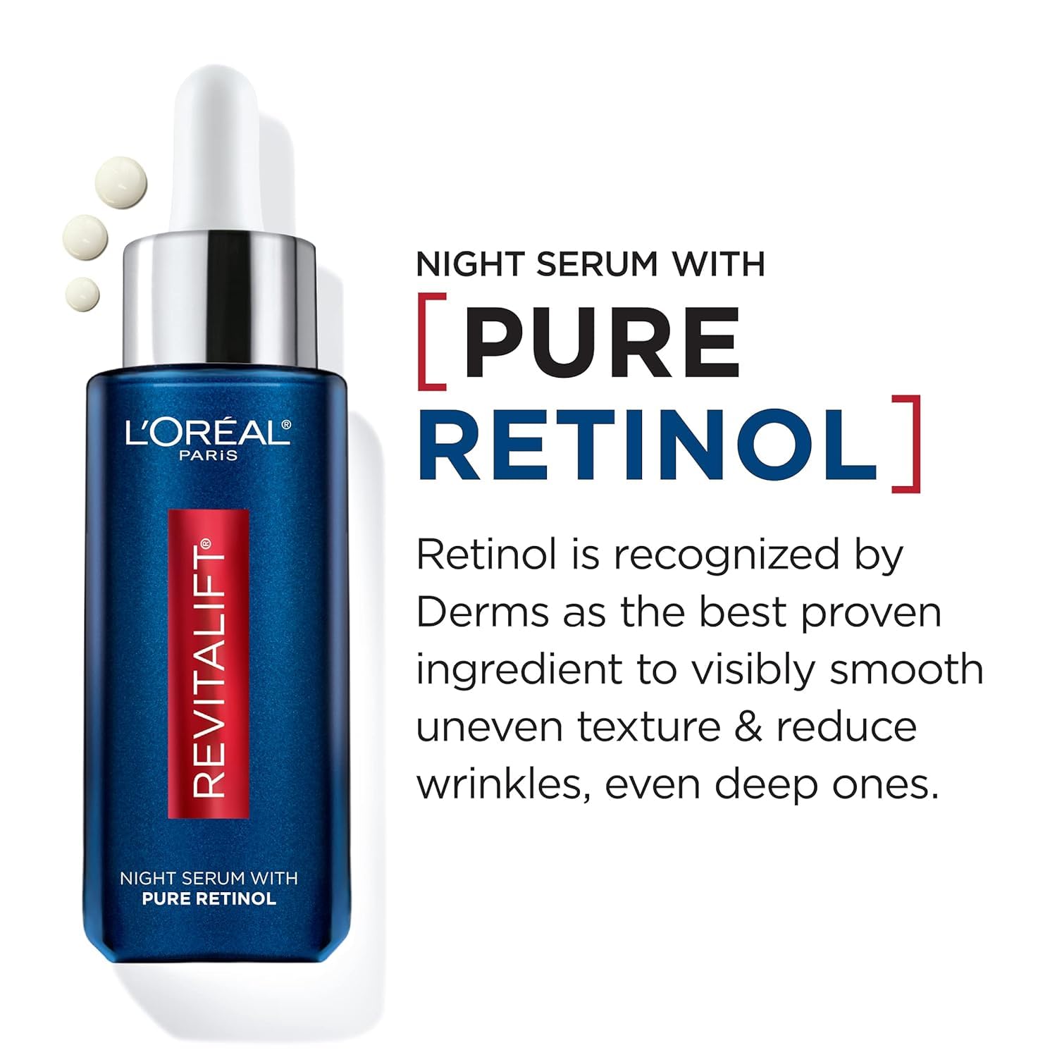 Revitalift Hyaluronic Acid & Retinol Night Serum Kit – 2-Piece Set ✨💧