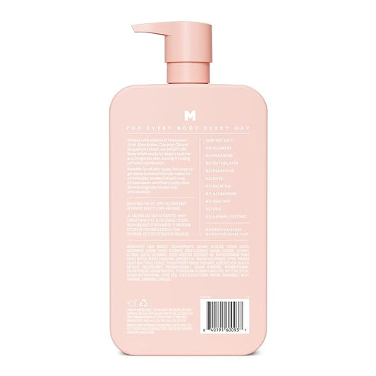 MONDAY HAIRCARE MOISTURE Body Wash in Fresh Gardenia with Hyaluronic Acid & Shea Butter for All Skin Types, 900 mL