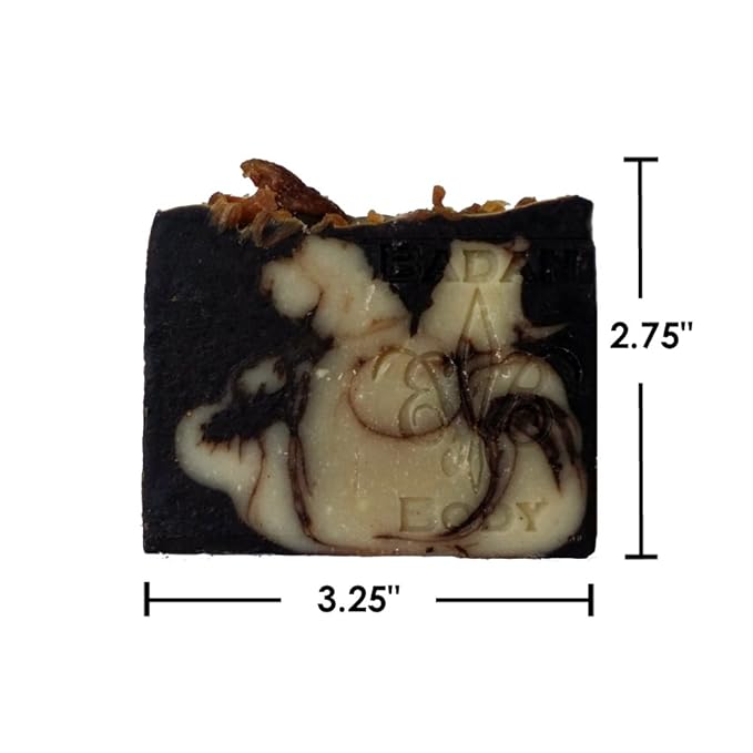Badan Handmade Shea Butter Soap Bar - Creamy Moisturizing Dry Sensitve Skin Cleansers - Gentle Soap (Joy - Almond Chocolate Coconut, 3 Bar Pack)