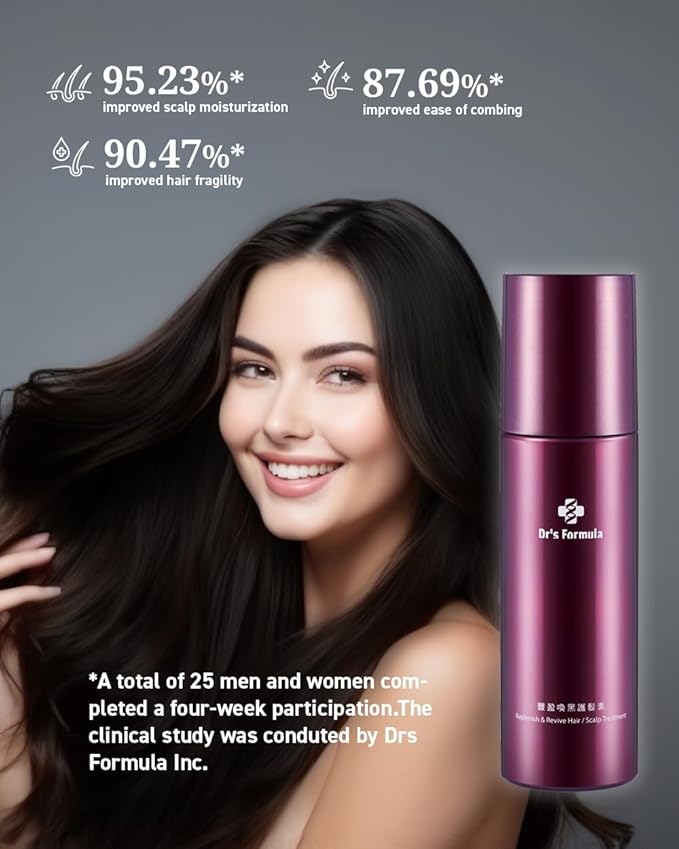 Dr's Formula Age-Defying Hair Conditioner, Delays & Reduces Signs of Aging Gray Hair, Anti-Dandruff Scalp Treatment, Nourishes & Volumizes for Fuller Hair, Daily Use, 8.45 fl oz