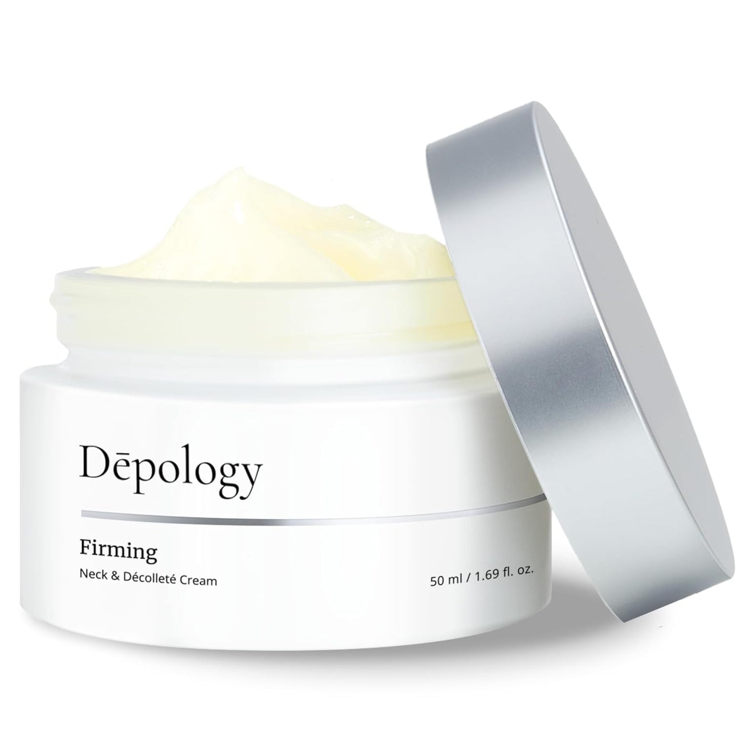 Depology Firming Neck & Décolleté Cream with IDEALIFT™ 4%, Retinol & Collagen – Anti-Aging Korean Skin Care for Neck Tightening, Wrinkle Reduction & Hydration – Multi-HA Complex, 1.69 fl. oz