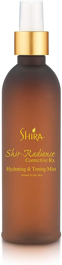 Shir-Radiance Corrective RX Hydrating and Toning Mist - Hydrating Facial Spray 100% Vegan & Cruelty Free -Refreshing Skin Formula Maintains Optimal pH Level for All Skin Type (200 ml)