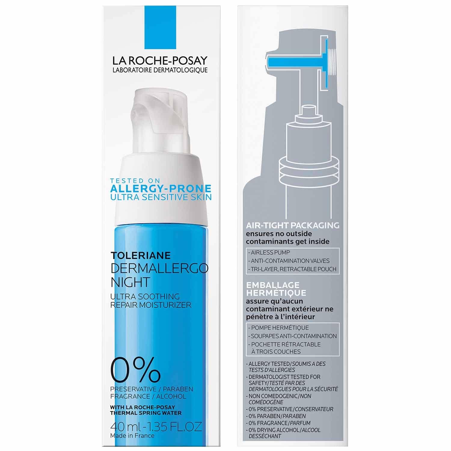 🌙 La Roche-Posay Toleriane Night Cream – Soothing Moisture for Sensitive Skin