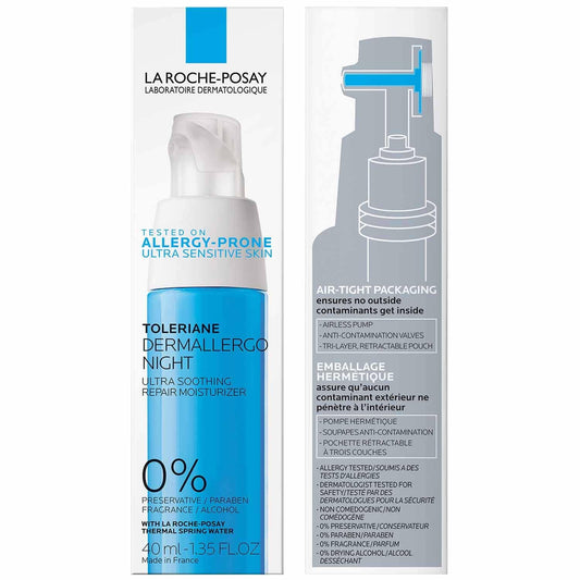🌙 La Roche-Posay Toleriane Night Cream – Soothing Moisture for Sensitive Skin