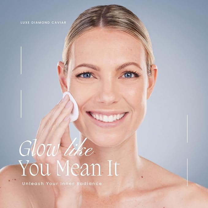 Luxe Diamond Caviar Beauty Revitalizing Toner - Anti-Aging With Caviar Extract Collagen, Daily Anti-Wrinkle Face Toner, Rejuvenating & Tightening Pores - Vegan & Paraben-Free