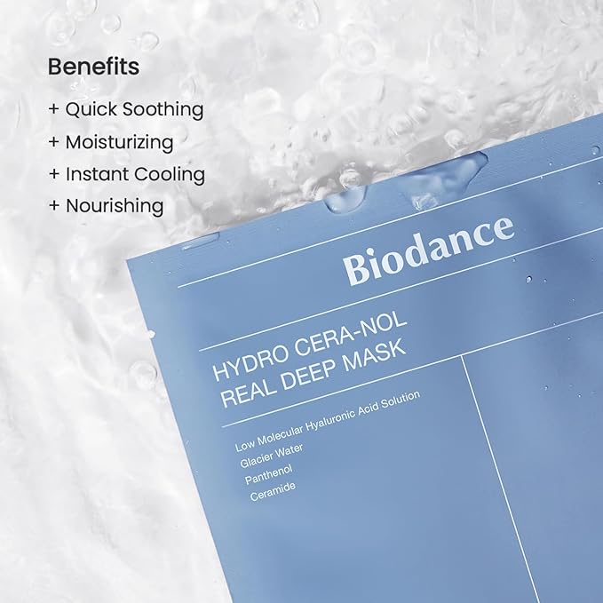 BIODANCE Multi-Care Experience Kit: Caviar PDRN, Bio Collagen, Cera-nol & Sea Kelp Real Deep Gel Mask Dicovery Bundle — Glass Skin, Plumping Hydration, Firming, Calming All-in-one Korean Skincare Set