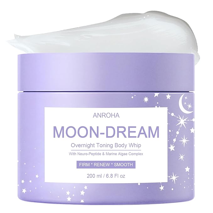 Moon Dream Overnight Toning Whip - Get Body Firming Cream for Women Helps Target the Appearance of Loose Skin On the Body 6.8 Fl oz