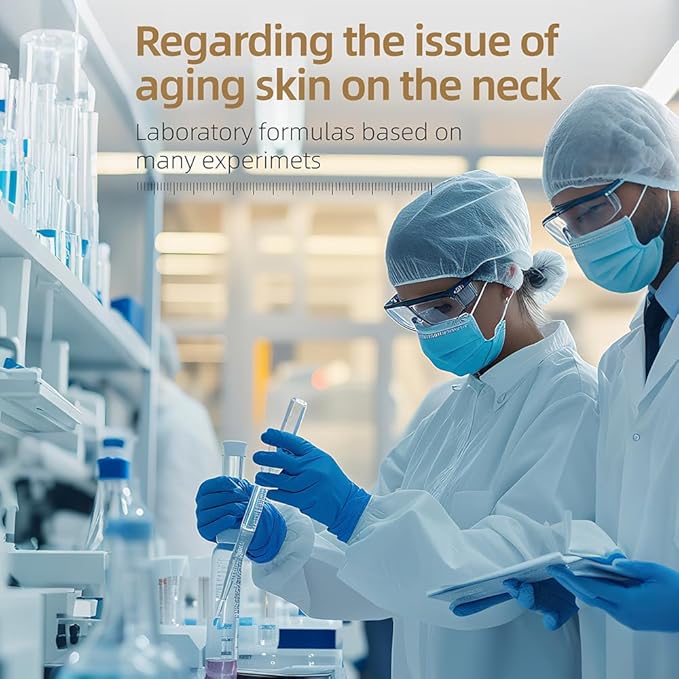 AH-8 Firming Neck Cream for Crepey Skin Body Care Comfort, Moisturizing Tightening Roller Neck Skin Repair Lotions for Women with Day & Night Use