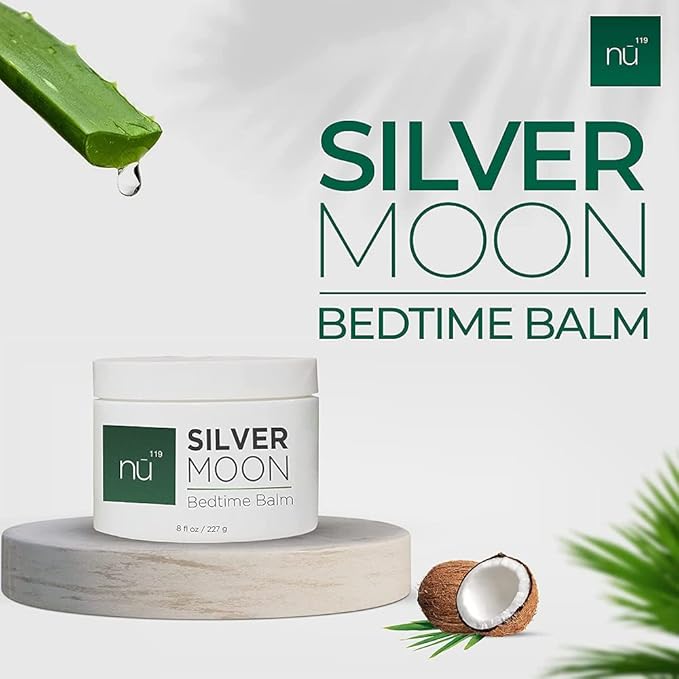 nu119 How to Heal Cracked Feet Overnight Silver Moon Bedtime Balm | Natural Cream Moisturizer Treatment for Dry Skin on Heels & Hands for Men & Women | Fix & Repair Foot Skin & Soften Calluses