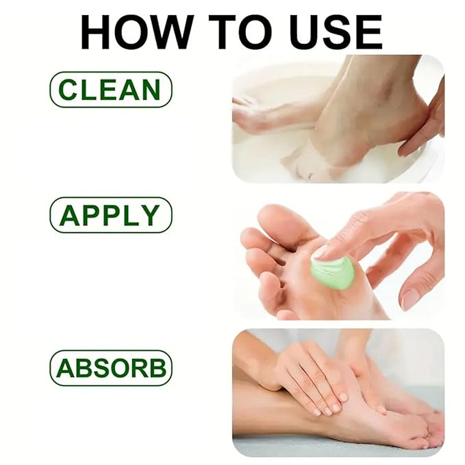 Tea Tree Oil Foot Cream,1.76 oz Foot Cream for Dry Cracked Heels and Feet,Enriched with Aloe Vera Vitamin E & Peppermint,Moisturizing & Soothing for Healthy Feet (3)