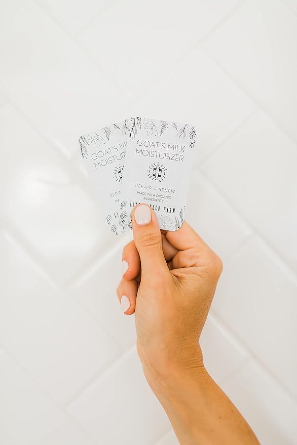 Little Seed Farm Goat's Milk Face Moisturizer - All Natural, Organic Moisturizer Face Cream - Travel Size