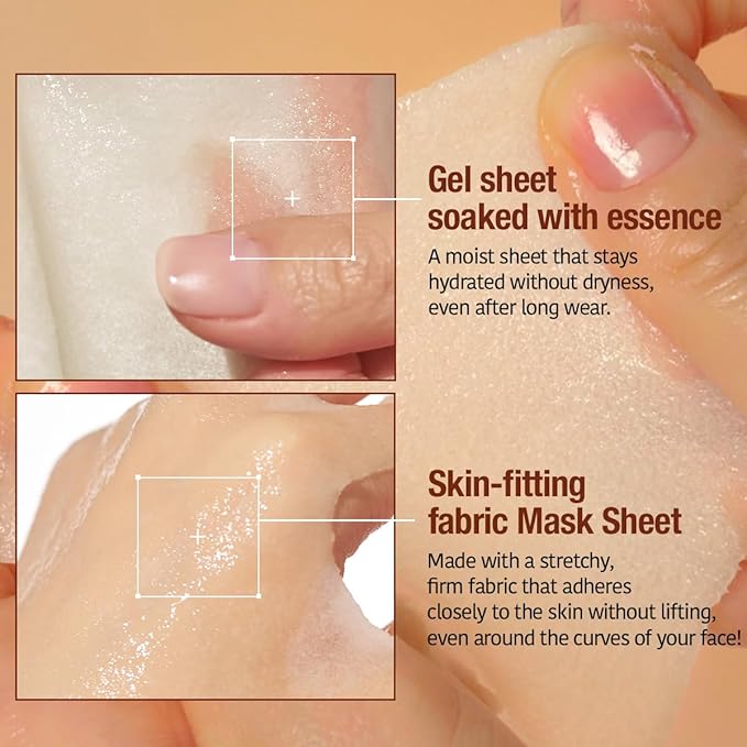 GOODAL Retinol + Black Carrot Gel Sheet Mask – Intensive Hydration & Pore-Lifting, Cooling, Skin-Firming Facial Mask [1EA]